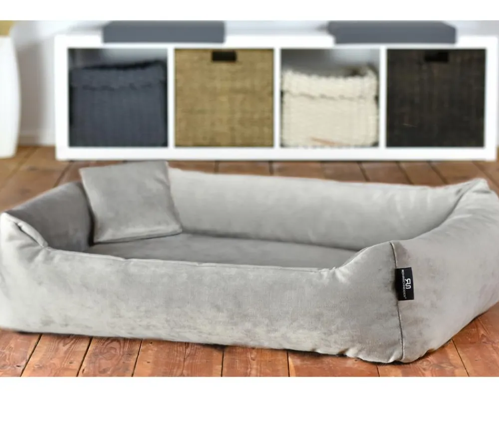 SILVIO design Hundebetten & Körbe|Katzenbetten & Katzenkissen - Kucheofa at, rechteckig Grau