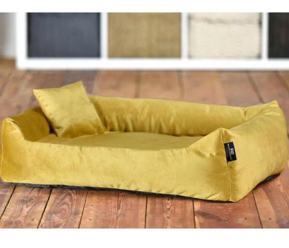 SILVIO design Hundebetten & Körbe|Katzenbetten & Katzenkissen - Kucheofa at, rechteckig Gelb