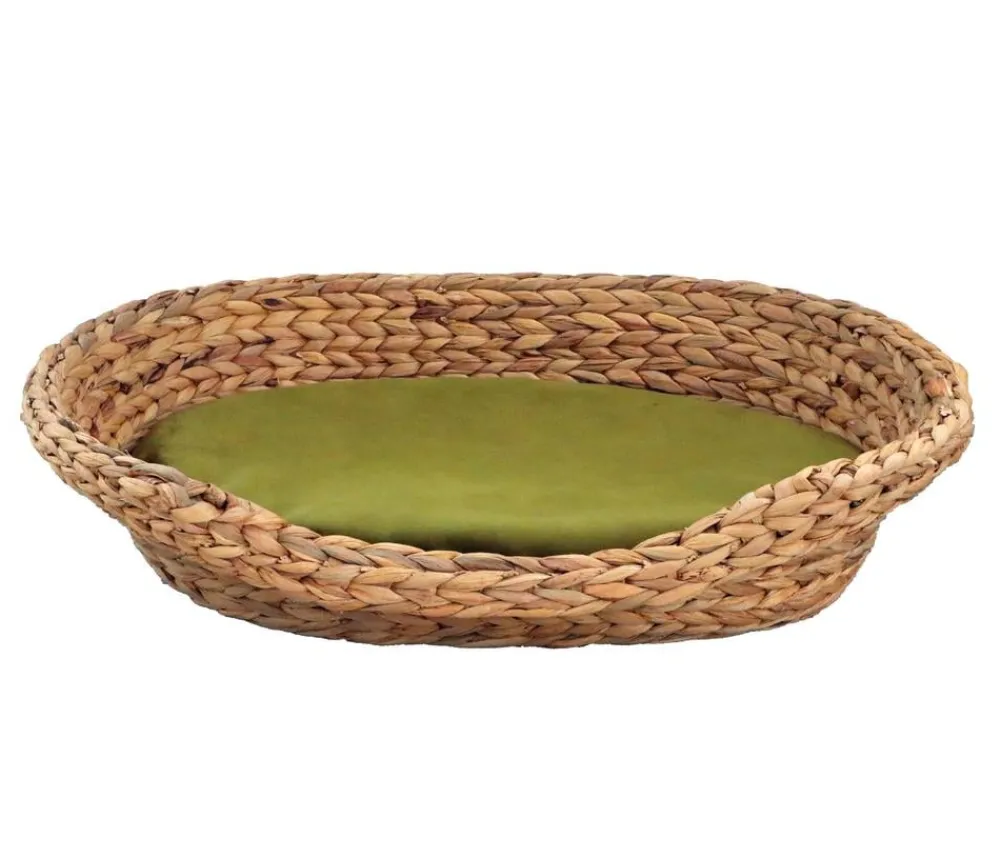 SILVIO design Hundebetten & Körbe|Katzenbetten & Katzenkissen - Tierbett Roy, oval Grün