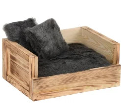 SILVIO design Tiersofa Benny mit 2 Kissen Grau Sale