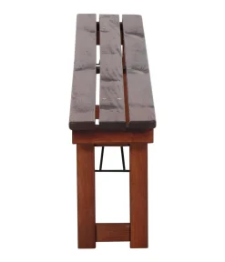 Siena Garden Sitzgarnitur Wallis, 3-teilig Braun Hot