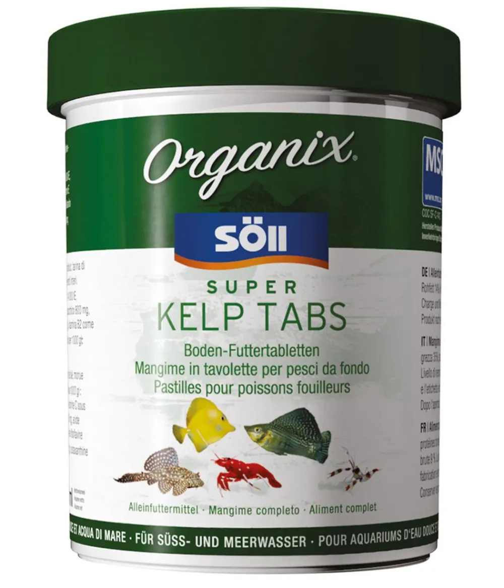 Söll Fischfutter - Fischfutter Organix Super Kelp Tabs