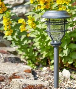 smart garden Solarleuchten|Wandleuchten & Standleuchten - Pfahlleuchte Capri, ca. B14/H48,5/T14 cm