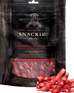 SNACKIES® Hundesnack Entenbrust mit Rote Beete Hot