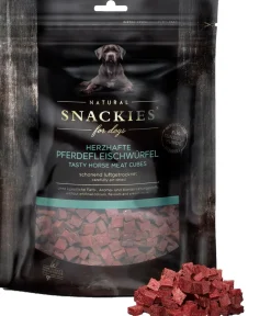 SNACKIES® Hundeleckerlies - Hundesnack Pferdefleischwürfel