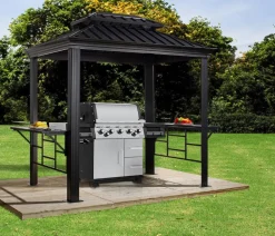 SOJAG Pavillons > Outdoor-Pavillon BBQ Messina 68, ca. B291,6/H262/T179 cm