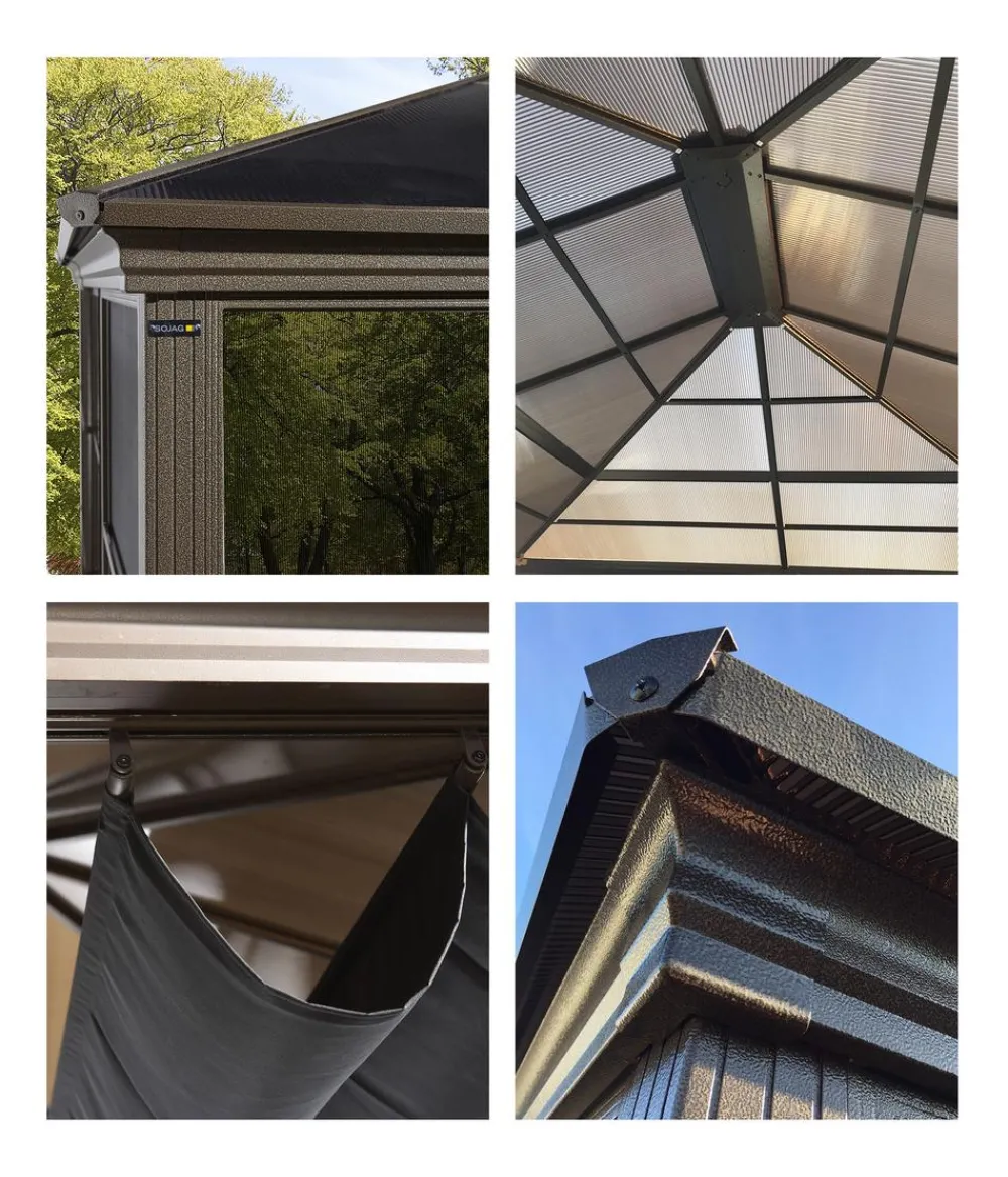 SOJAG Pavillons > Pavillon Castel 12x14, inkl. Sonnenschutz, ca. B427,08/H296,28/T362,08 cm
