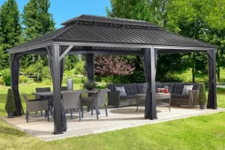 SOJAG Pavillon Messina Dunkelgrau New