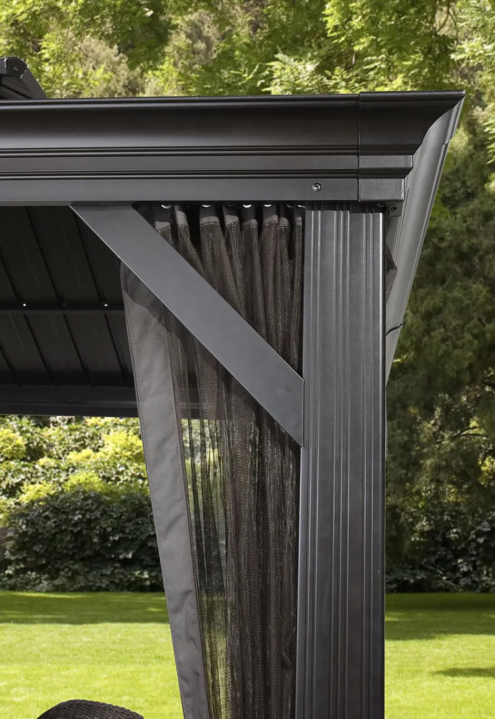 SOJAG Pavillons - Pavillon Messina Dunkelgrau