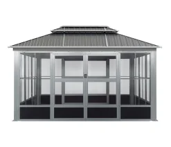 SOJAG Pavillons - Pavillon Olan 1014, ca. B435/H291/T311 cm Schwarz
