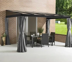 SOJAG Pavillons > Terrassenüberdachung St. Barth, ca. B364,3/H240,2/T240,4 cm