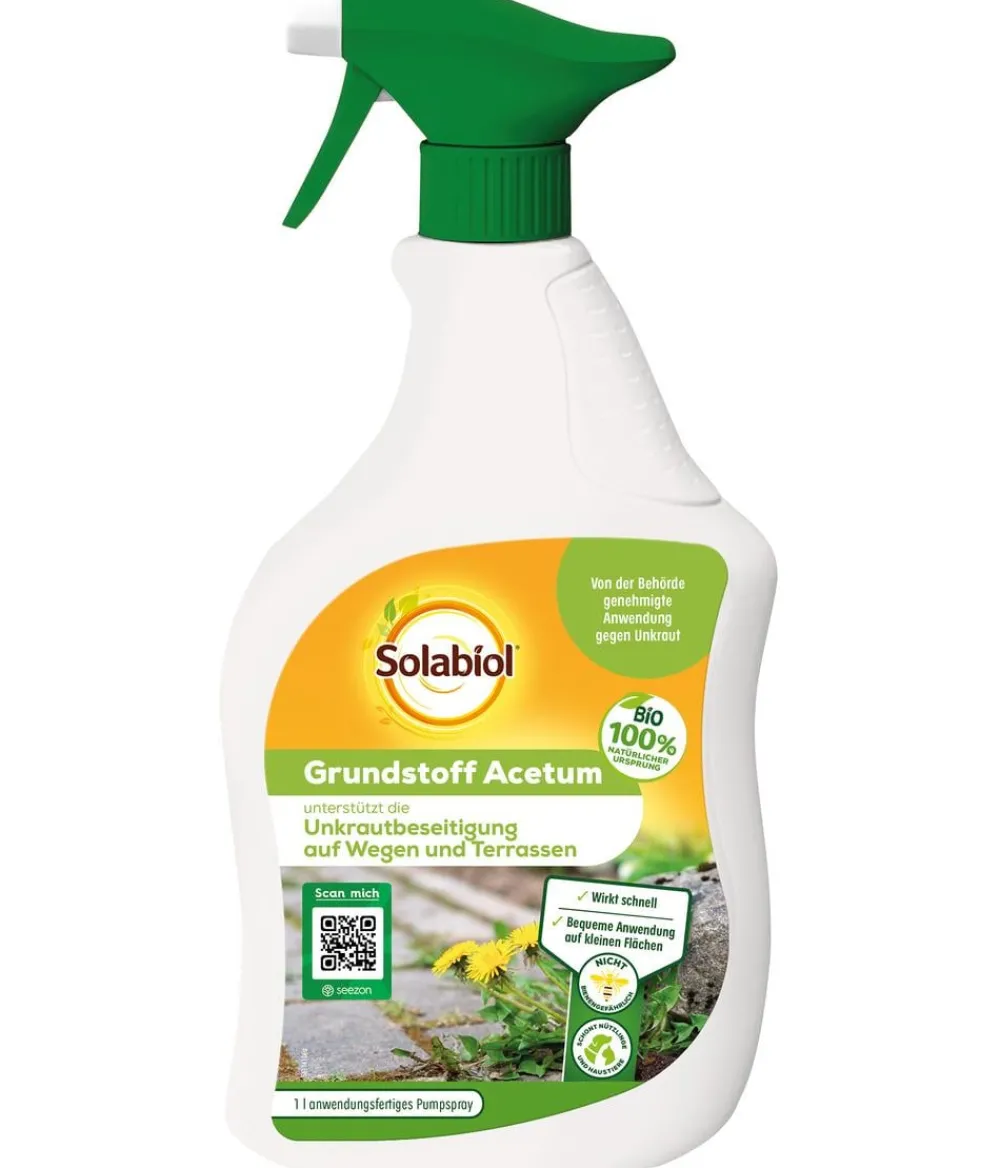 Solabiol Unkrautvernichter > ® Grundstoff Acetum Spray, flüssig, 1 l