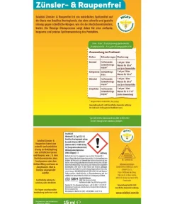 Solabiol Schädlingsbekämpfungsmittel - ® Zünsler- & Raupenfrei Flüssigkonzentrat, 15 ml