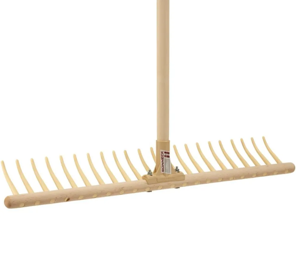 Sonneck Gartengeräte - Holzrechen Hellbraun