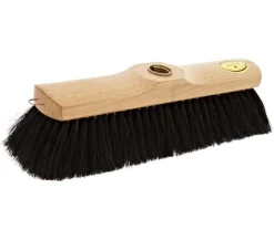 sorex Gartengeräte - Zimmerbesen mit natürlichem Rosshaar, 32 cm