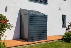 SPACEMAKER Gartenhäuser & Gerätehäuser - Anlehngerätehaus Dunkelgrau