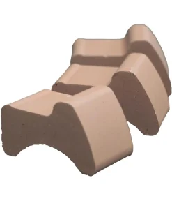 Spang Mehr Blumentopfzubehör - Terrakotta-Füßchen, ca. B6,5/H3,8/T4 cm, 3 Stk. Hellbraun