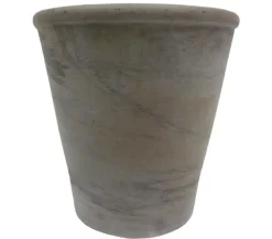 Spang Blumentöpfe & Übertöpfe - Terrakotta Topf, rund, basalt Dunkelbraun