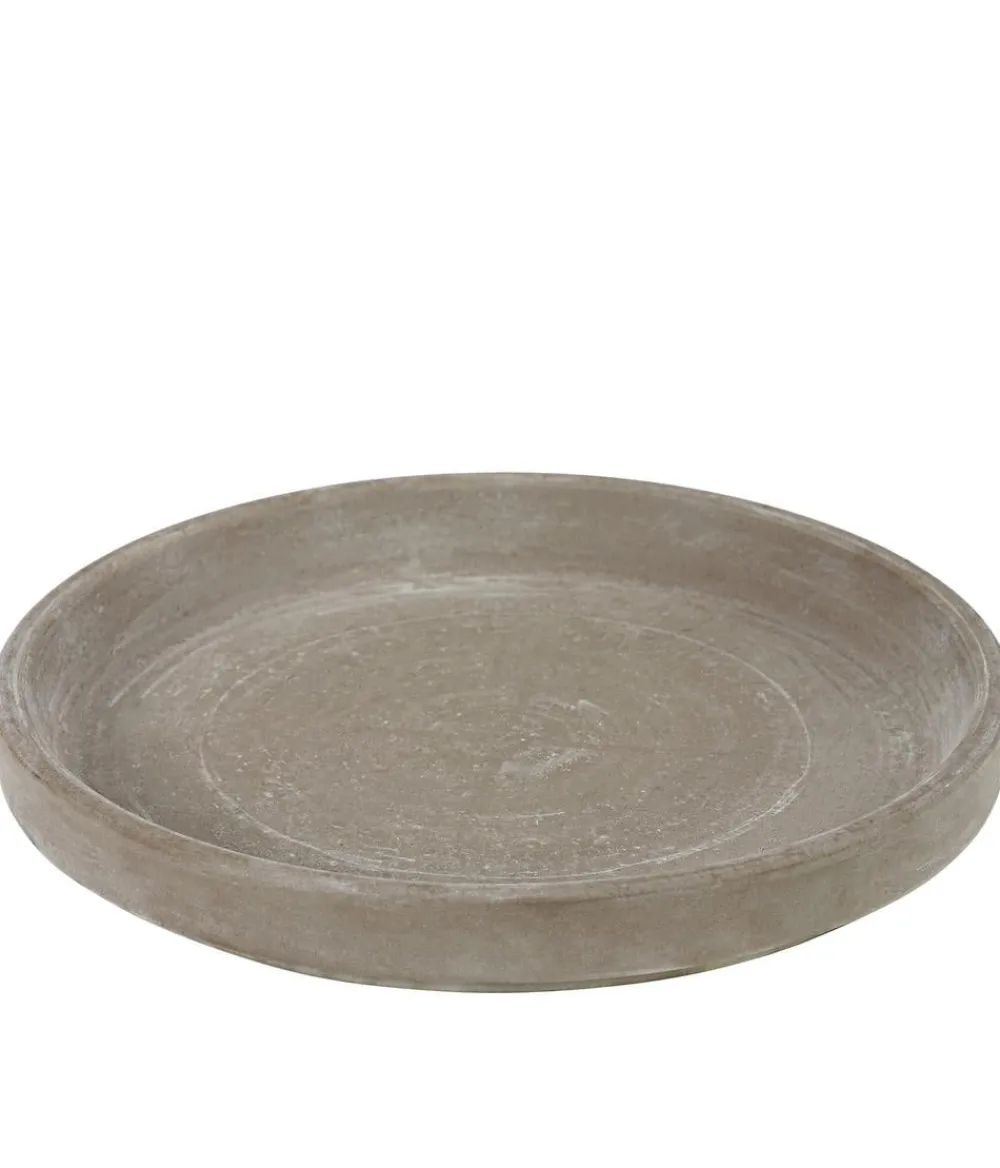 Spang Blumentopf Untersetzer - Terrakotta-Untersetzer Umbra, rund, terrakotta Dunkelbraun