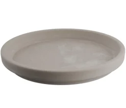 Spang Blumentopf Untersetzer - Terrakotta-Untersetzer Umbra, rund, terrakotta Dunkelbraun