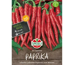 SPERLI Gemüsesamen - Samen Paprika 'De Cayenne'