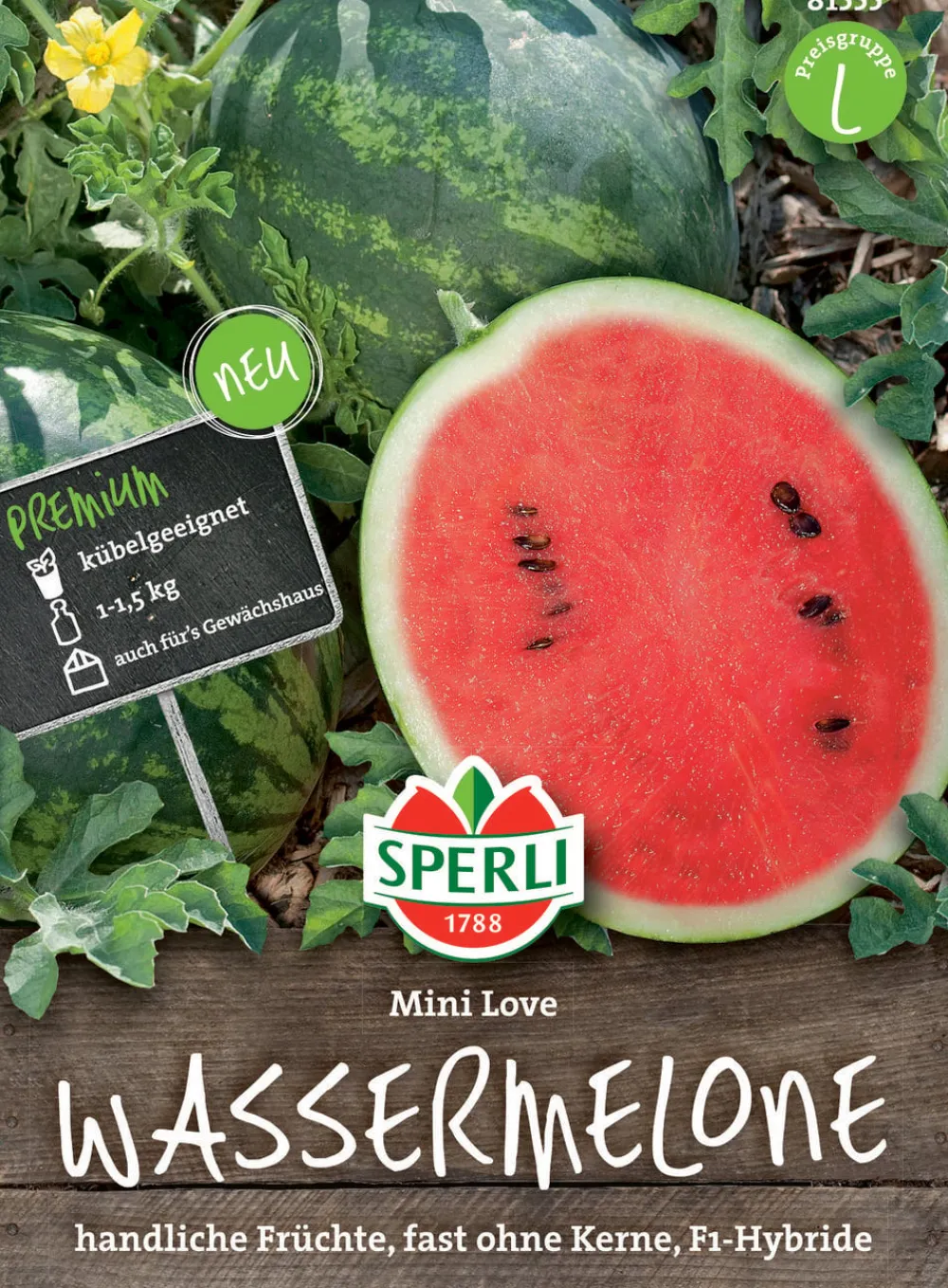 SPERLI Obstsamen > Samen Wassermelone 'Mini Love'