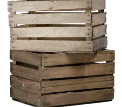 Stijf Aufbewahrungsboxen|Mehr Haushaltshelfer > Holzkiste, natur, ca. B50/H30/T40 cm