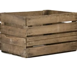 Stijf Aufbewahrungsboxen|Mehr Haushaltshelfer > Holzkiste, natur, ca. B50/H30/T40 cm