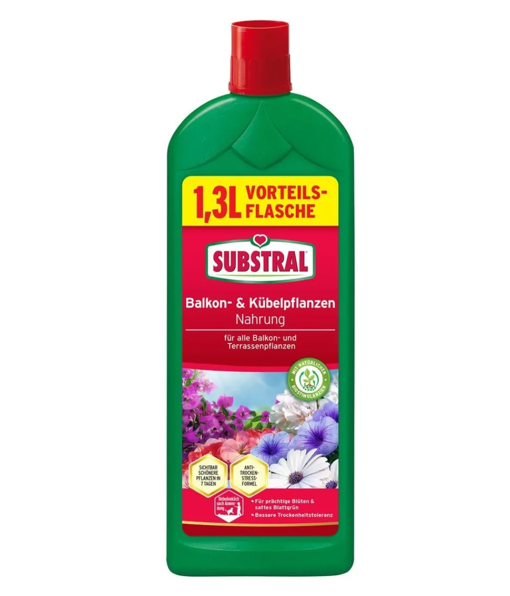 Substral® Blumendünger > Balkon- und Kübelpflanzen-Nahrung, flüssig, 1,3 l