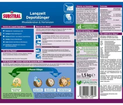 Substral® Blumendünger > Langzeit-Depotdünger für Rhododendren & Hortensien, 1,5 kg