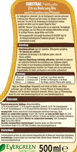 Substral® Spezialdünger - Naturen® Zitrus Nahrung, flüssig, 500 ml