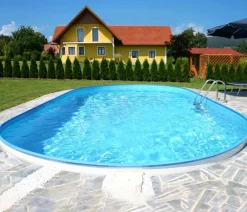 Summer Fun Stahlwandpool-Set, oval Hot