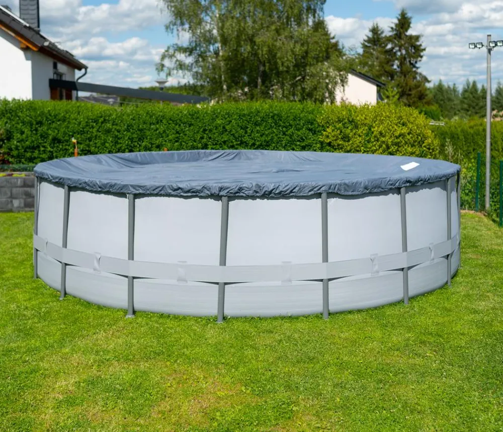 Summer Waves Pools & Whirlpools > Frame Pool, anthrazit, rund