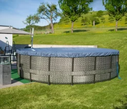 Summer Waves Pools & Whirlpools > Frame Pool Rattan, grau