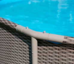 Summer Waves Pools & Whirlpools > Frame Pool Rattan, rund, ca. Ø457/H106 cm