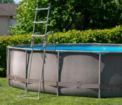 Summer Waves Pools & Whirlpools > Frame Pool Rattan, rund, ca. Ø457/H106 cm