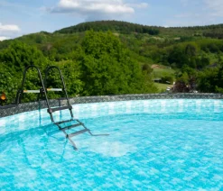 Summer Waves Frame Pool Rattan, Grau Discount