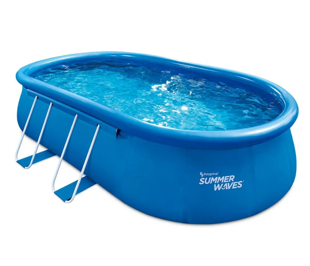 Summer Waves Quick Set Pool, oval Blau Outlet