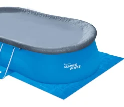 Summer Waves Pools & Whirlpools - Quick Set Pool, oval Blau