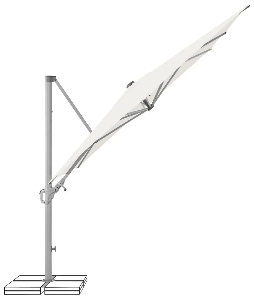 Suncomfort by Glatz Ampelschirm Familyflex, rechteckig, ca. B250/T250 cm Weiß Best
