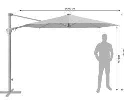 Suncomfort Sonnenschirme > by Glatz Ampelschirm Familyflex, rund, ca. Ø300 cm