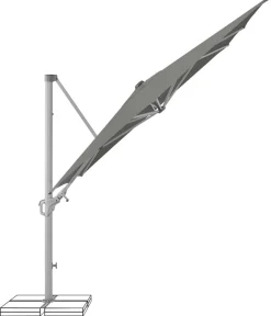 Suncomfort Sonnenschirme - by Glatz Ampelschirm Familyflex, rechteckig, ca. B250/T250 cm Dunkelgrau