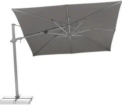 Suncomfort Sonnenschirme - by Glatz Ampelschirm Varioflex, rechteckig, ca. B300/T300 cm Dunkelgrau