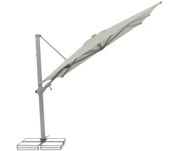 Suncomfort by Glatz Ampelschirm Varioflex, rechteckig, ca. B330/T270 cm Grau Outlet