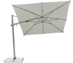 Suncomfort by Glatz Ampelschirm Varioflex, rechteckig, ca. B330/T270 cm Grau Outlet