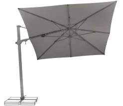 Suncomfort Sonnenschirme - by Glatz Ampelschirm Varioflex, rechteckig, ca. B330/T270 cm Dunkelgrau