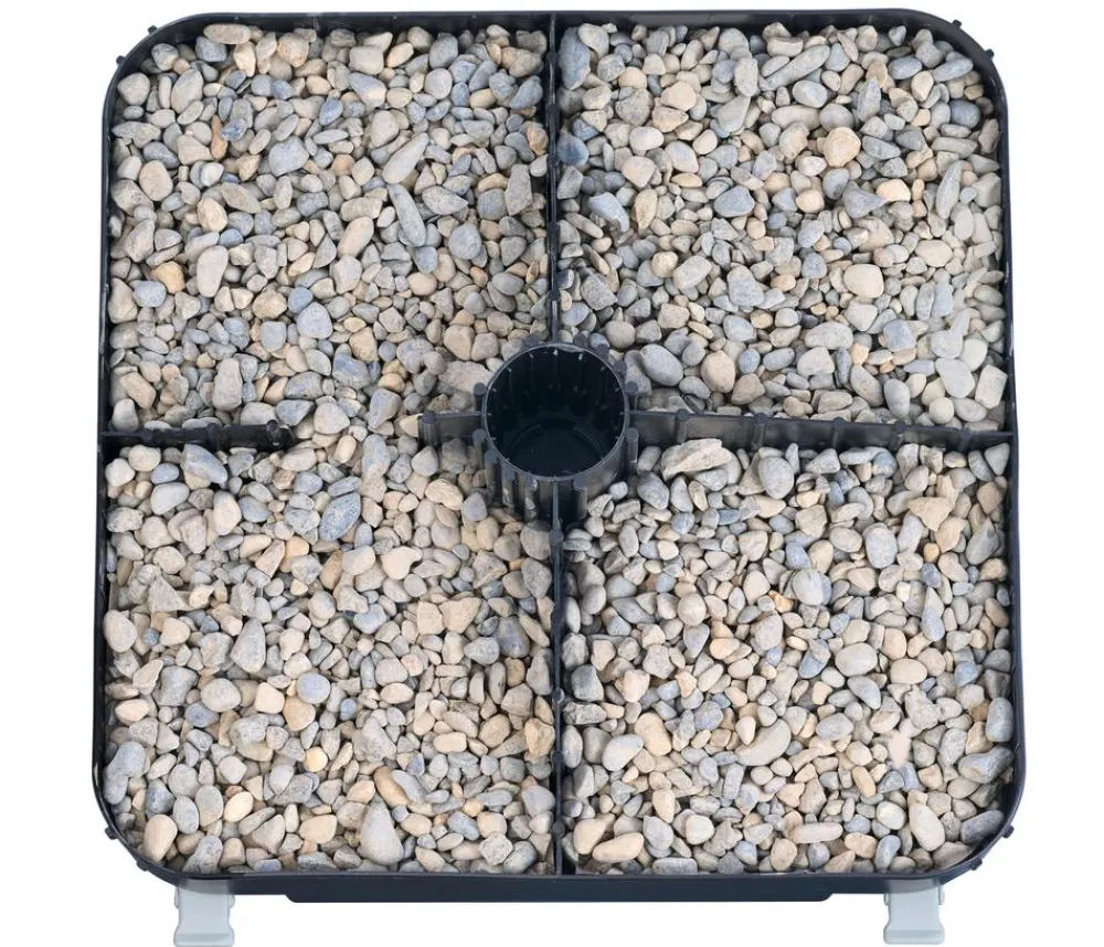 Suncomfort by Glatz Schirmständer, 50 kg Grau Outlet