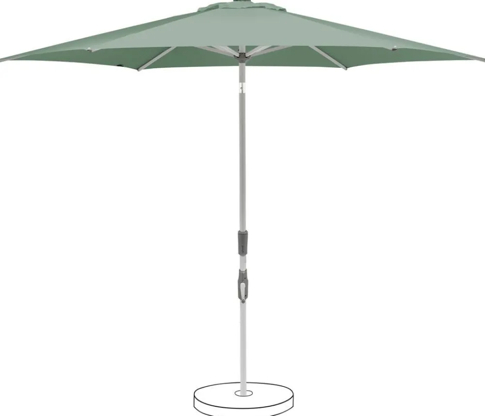 Suncomfort by Glatz Sonnenschirm Slide, rund Grün Discount