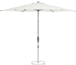 Suncomfort Sonnenschirme - by Glatz Sonnenschirm Shell Turn, rund, ca. Ø300 cm Weiß