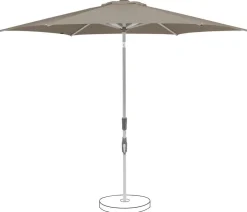 Suncomfort Sonnenschirme - by Glatz Sonnenschirm Shell Turn, rund, ca. Ø300 cm Grün